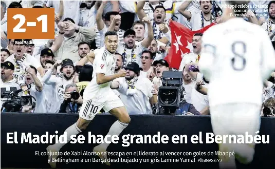 EL MADRID SE HACE GRANDE EN EL BERNABÉU