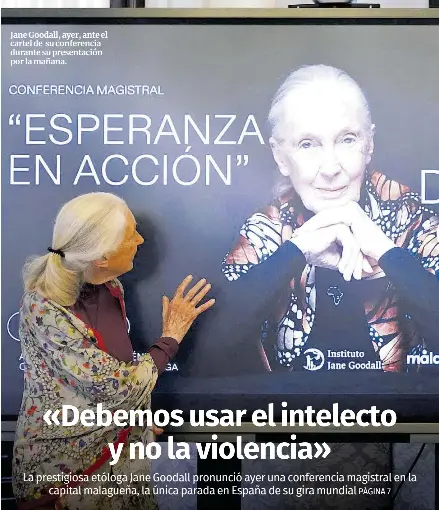 «DEBEMOS USAR EL INTELECTO Y NO LA VIOLENCIA»