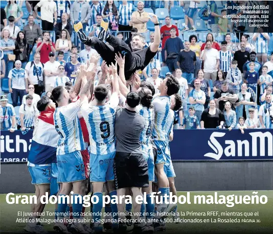 GRAN DOMINGO PARA EL FÚTBOL MALAGUEÑO