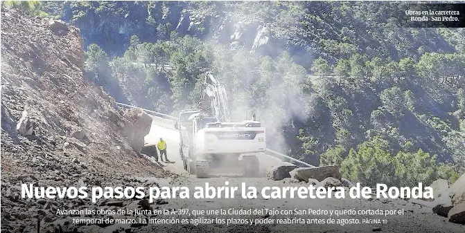 NUEVOS PASOS PARA ABRIR LA CARRETERA DE RONDA