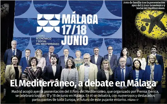 EL MEDITERRÁNEO, A DEBATE EN MÁLAGA