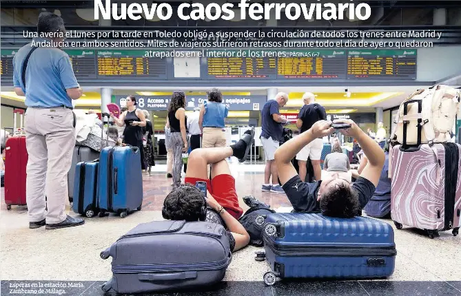 NUEVO CAOS FERROVIARIO