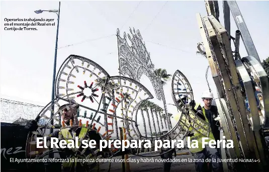 EL REAL SE PREPARA PARA LA FERIA