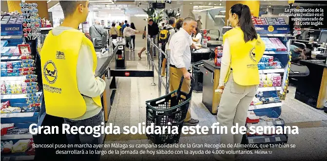 GRAN RECOGIDA SOLIDARIA ESTE FIN DE SEMANA