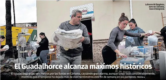 EL GUADALHORCE ALCANZA MÁXIMOS HISTÓRICOS