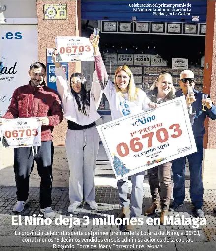 EL NIÑO DEJA 3 MILLONES EN MÁLAGA