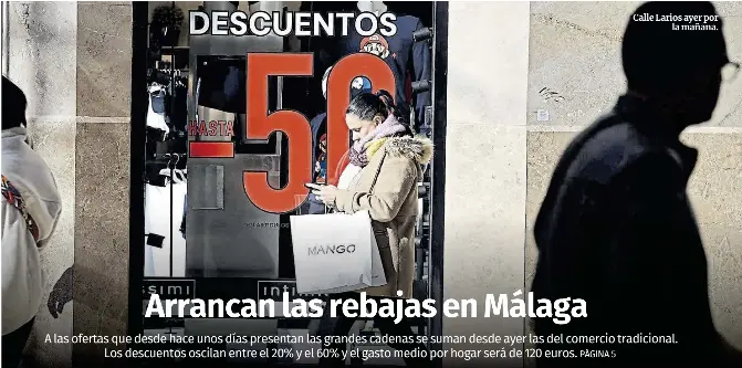 ARRANCAN LAS REBAJAS EN MÁLAGA