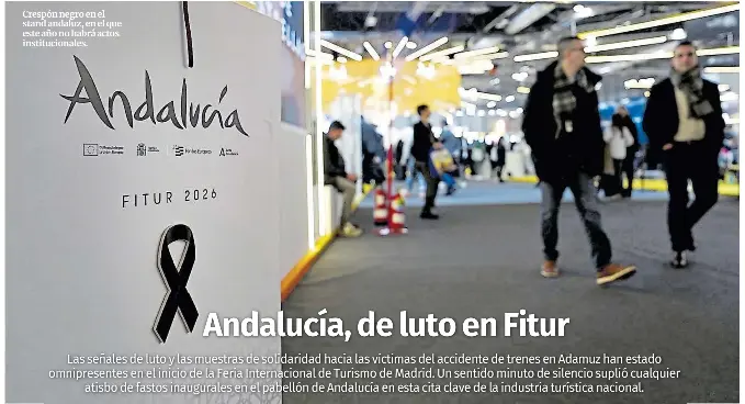 ANDALUCÍA, DE LUTO EN FITUR