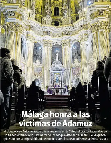 MÁLAGA HONRA A LAS VÍCTIMAS DE ADAMUZ