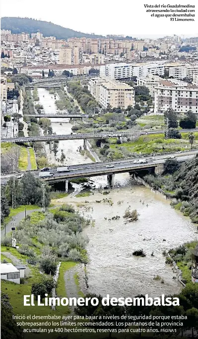 EL LIMONERO DESEMBALSA