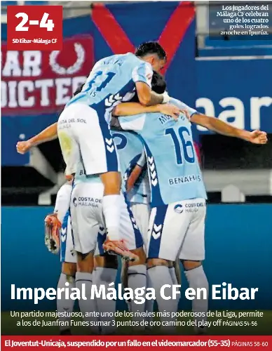 IMPERIAL MÁLAGA CF EN EIBAR