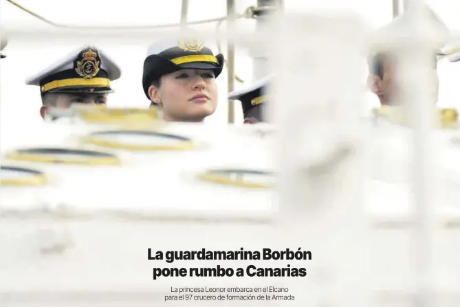 LA GUARDAMARINA BORBÓN PONE RUMBO A CANARIAS