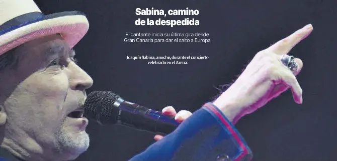 SABINA, CAMINO DE LA DESPEDIDA