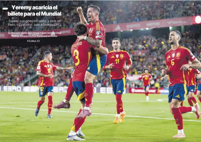 YEREMY ACARICIA EL BILLETE PARA EL MUNDIAL