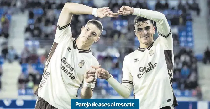 PAREJA DE ASES AL RESCATE
EN HUESCA (1-1)