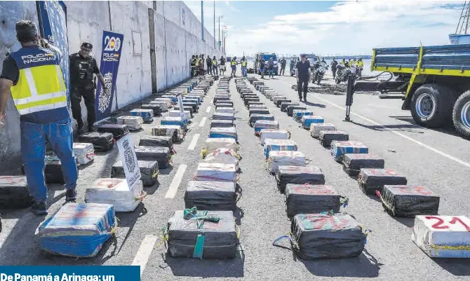 DE PANAMÁ A ARINAGA: UN ALIJO HISTÓRICO DE COCAÍNA