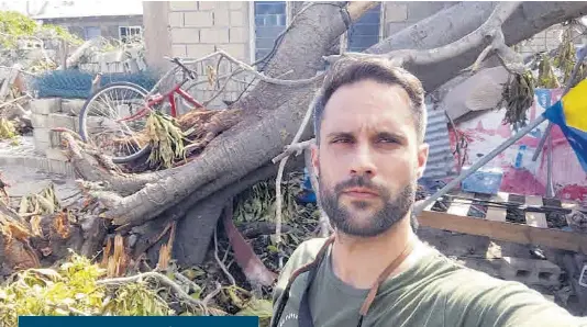 UN GRANCANARIO EN EL OJO DEL HURACÁN MELISSA