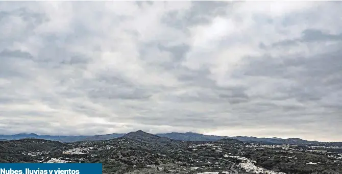 NUBES, LLUVIAS Y VIENTOS PARA EMPEZAR DICIEMBRE