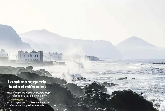LA CALIMA SE QUEDA HASTA EL MIÉRCOLES