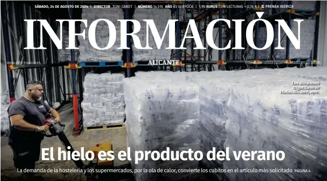 EL HIELO ES EL PRODUCTO DEL VERANO