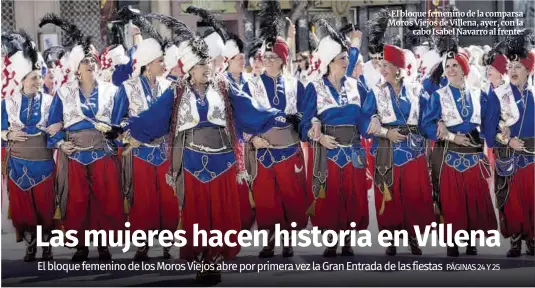 LAS MUJERES HACEN HISTORIA EN VILLENA