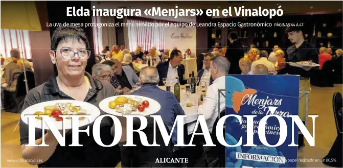 ELDA INAUGURA «MENJARS» EN EL VINALOPÓ