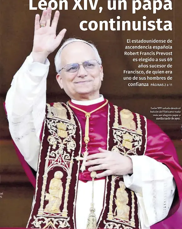 LEÓN XIV, UN PAPA CONTINUISTA