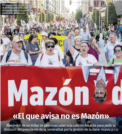 «EL QUE AVISA NO ES MAZÓN»