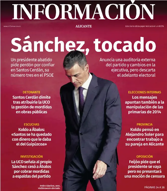 SÁNCHEZ, TOCADO