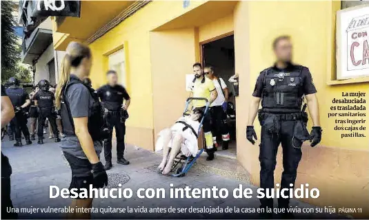 DESAHUCIO CON INTENTO DE SUICIDIO