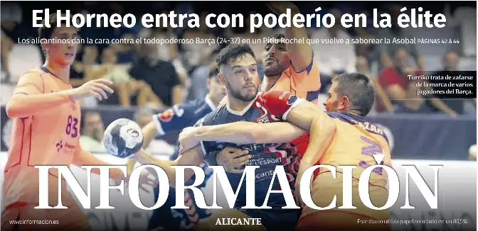 EL HORNEO ENTRA CON PODERÍO EN LA ÉLITE