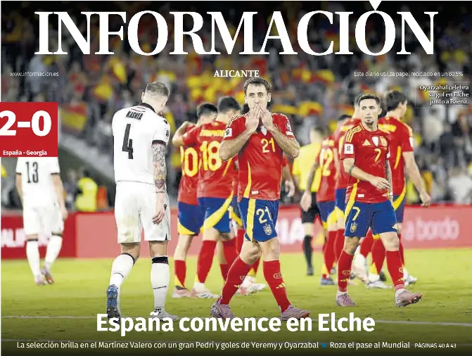 ESPAÑA CONVENCE EN ELCHE