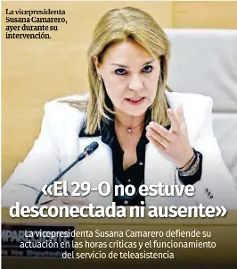 «EL 29-O NO ESTUVE DESCONECTADA NI AUSENTE»
