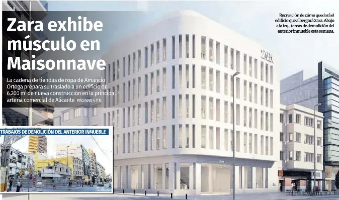 ZARA EXHIBE MÚSCULO EN MAISONNAVE