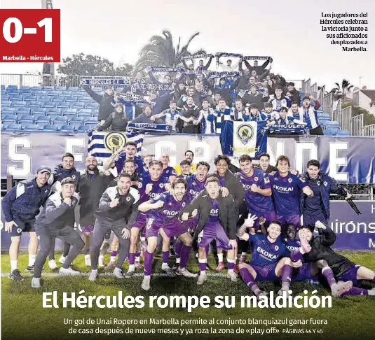 EL HÉRCULES ROMPE SU MALDICIÓN
