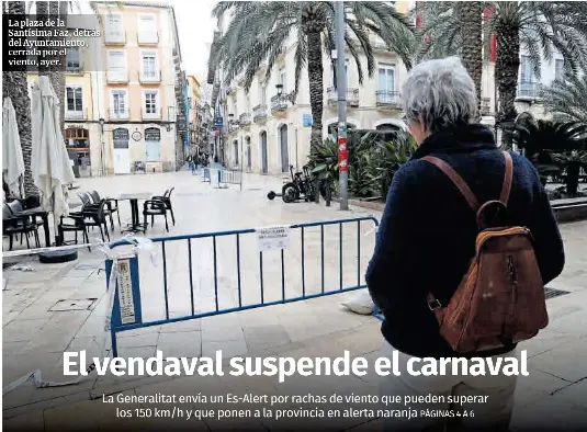 EL VENDAVAL SUSPENDE EL CARNAVAL