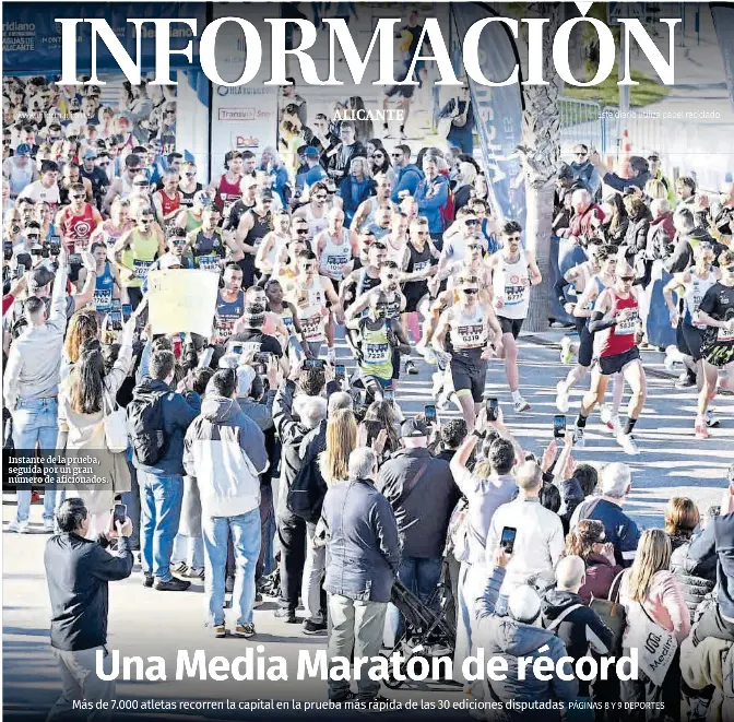 UNA MEDIA MARATÓN DE RÉCORD