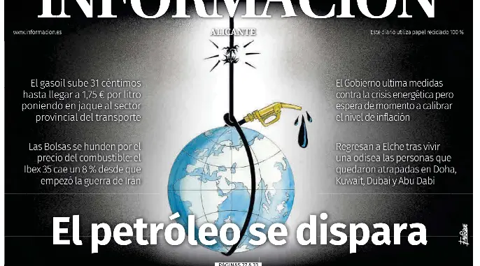 EL PETRÓLEO SE DISPARA
