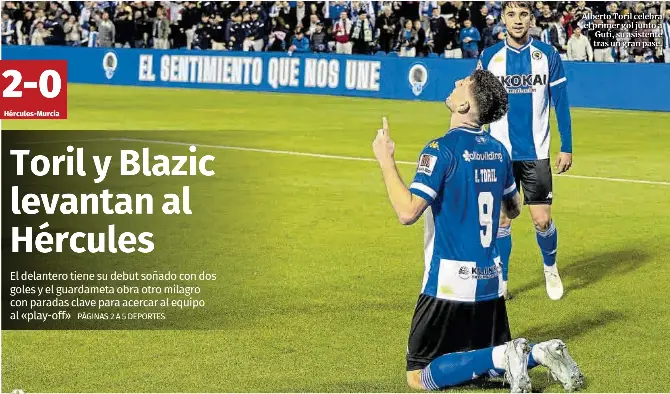 TORIL Y BLAZIC LEVANTAN AL HÉRCULES