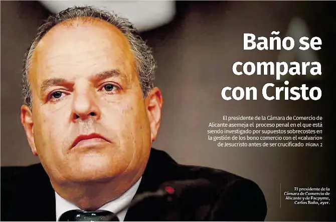 BAÑO SE COMPARA CON CRISTO