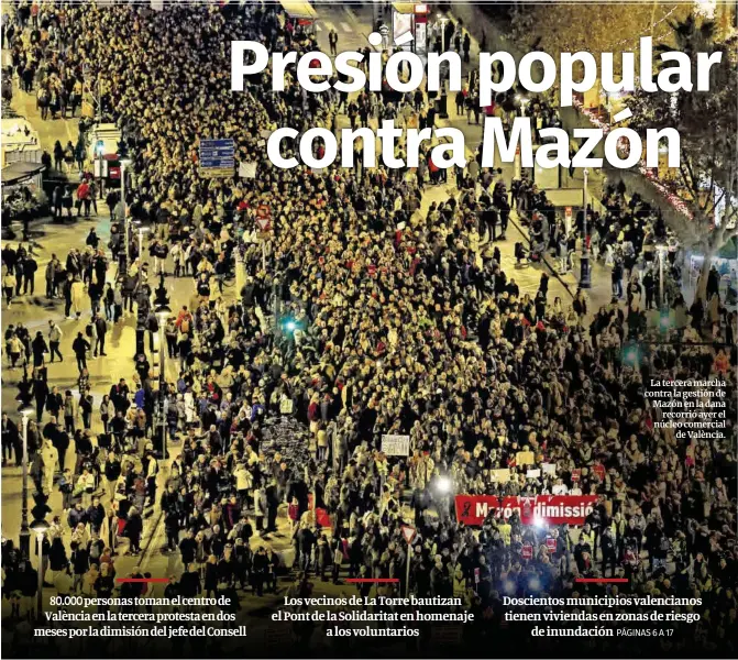 PRESIÓN POPULAR CONTRA MAZÓN