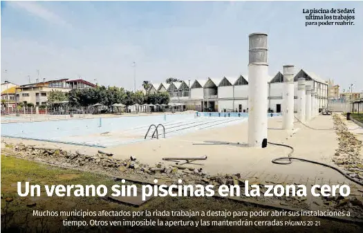 UN VERANO SIN PISCINAS EN LA ZONA CERO