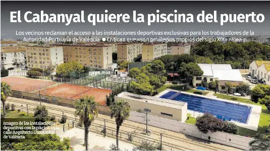 EL CABANYAL QUIERE LA PISCINA DEL PUERTO