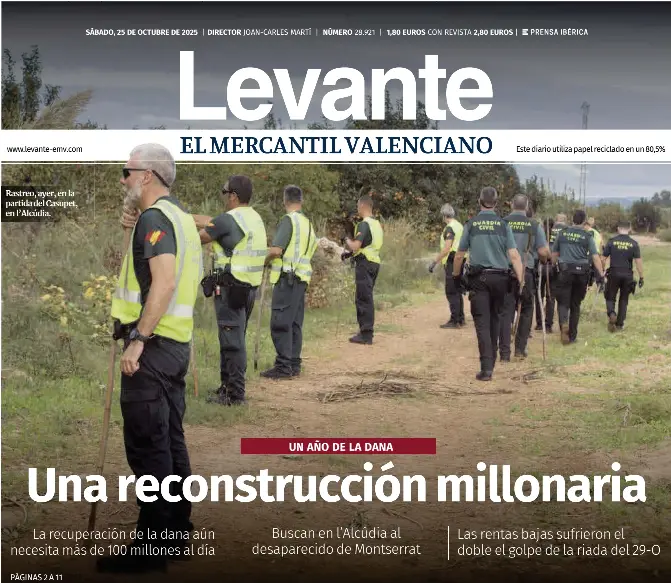 UNA RECONSTRUCCIÓN MILLONARIA