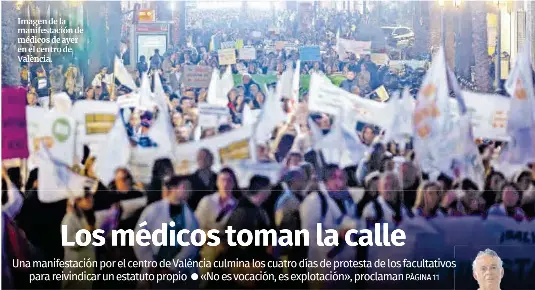 LOS MÉDICOS TOMAN LA CALLE