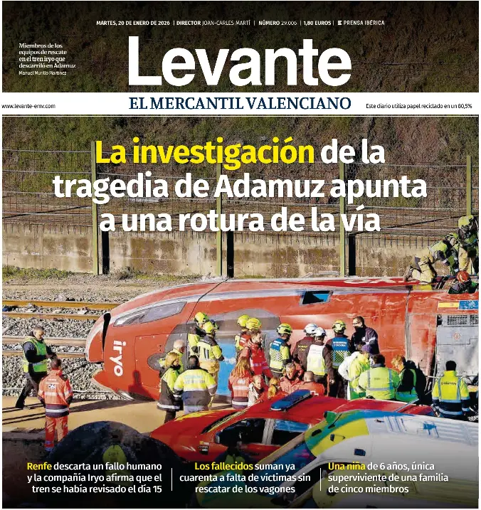 SE ENCUENTRAN ENTRE LOS DESAPARECIDOS DEL ALVIA DESCARRILADO