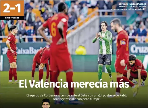 EL VALENCIA MERECÍA MÁS