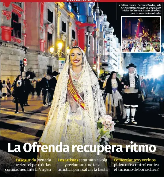 LA OFRENDA RECUPERA RITMO