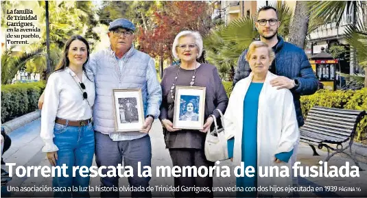 TORRENT RESCATA LA MEMORIA DE UNA FUSILADA