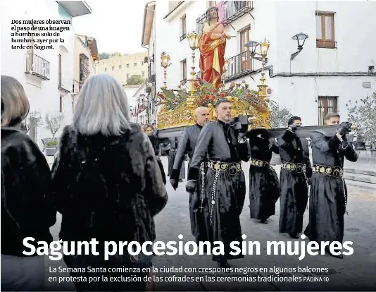SAGUNT PROCESIONA SIN MUJERES